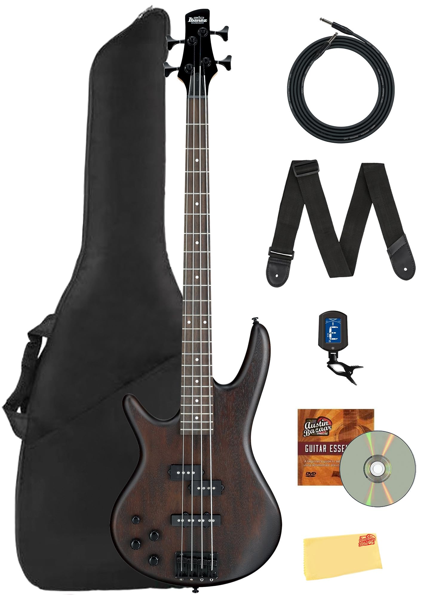 【音出ました】Ibanez SOUNDGEAR Gio Bass エレキベース Amazon.com: Ibanez Gio GSR200 Bass Guitar, Weathered Black